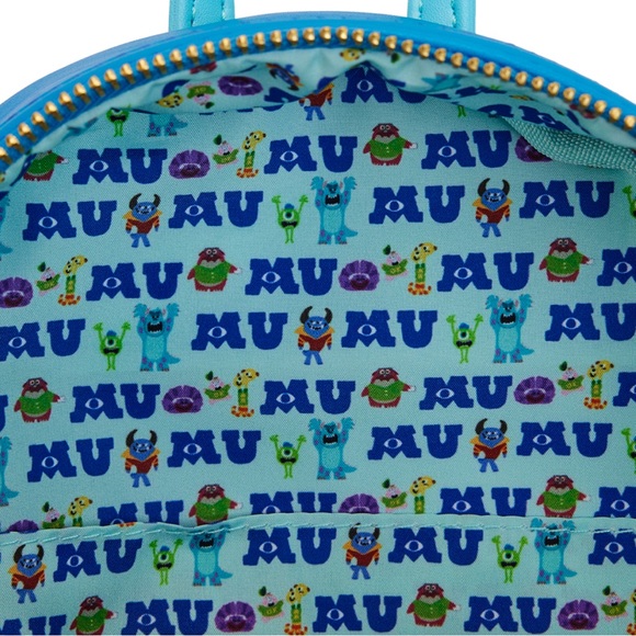 Disney Loungefly Mini Backpack - Monsters University - Scare Games - Picture 4 of 6
